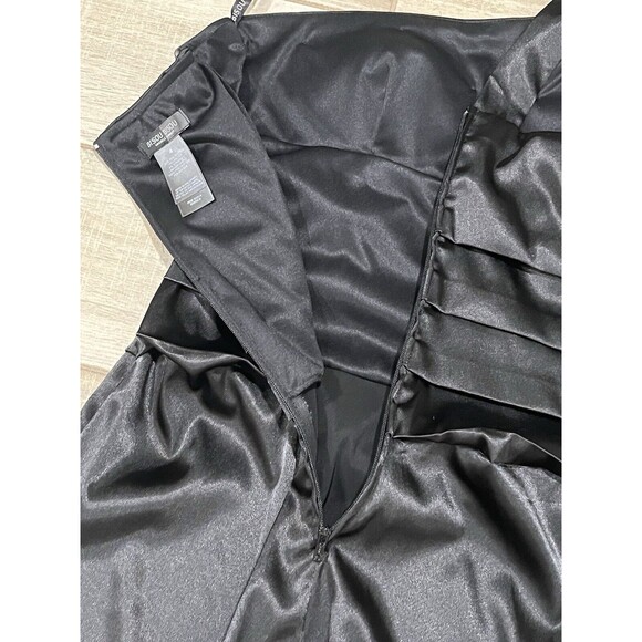 Women’s Bisou Bisou Michele Boubot Black Stretch Mini Halter Party Dress Size 4 - Picture 5 of 6